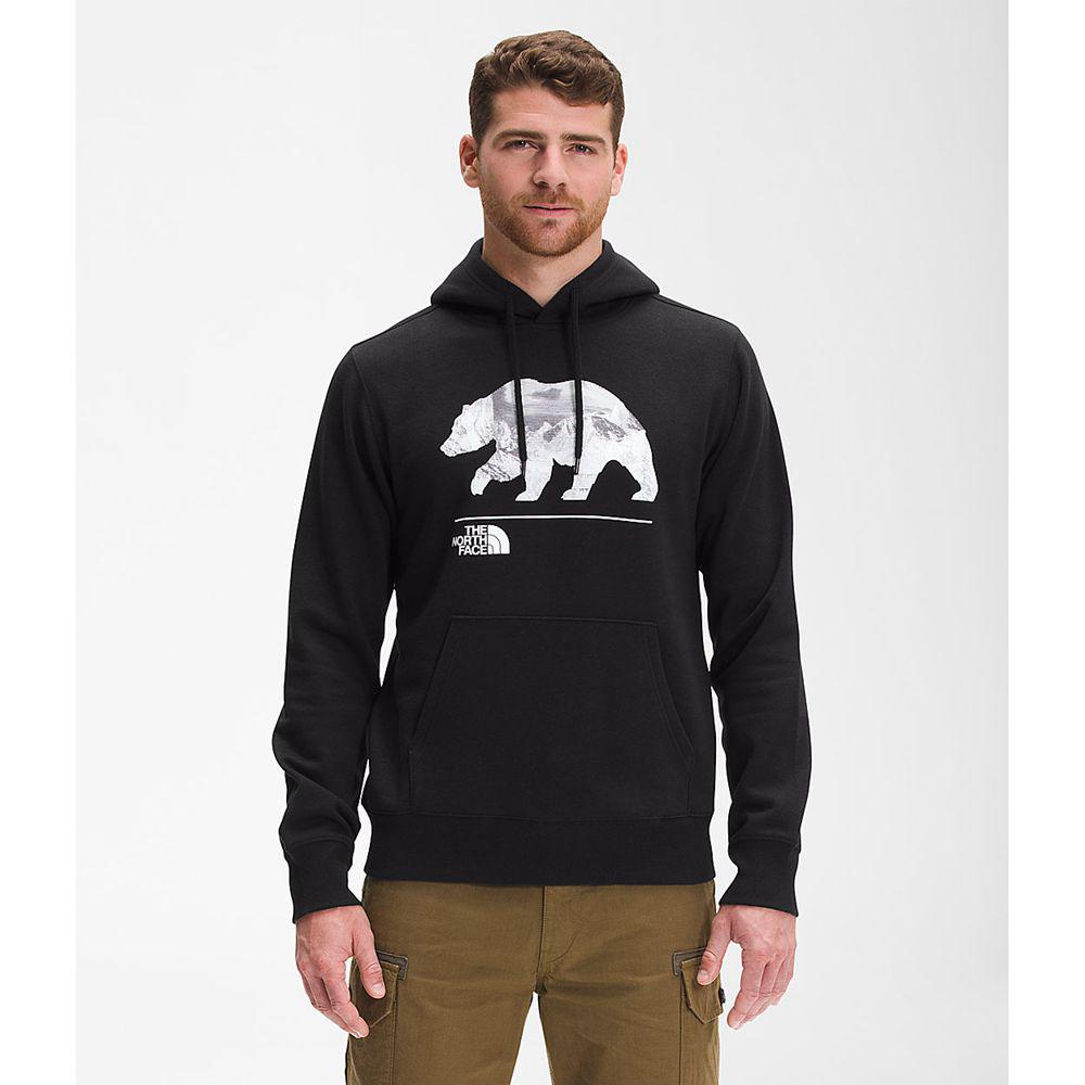 The North Face Bearscape Ανδρικα Pullover Hoodie - Μαυρα (NYFH61249)